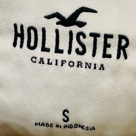Hollister California Yosemite Valley Cropped Hoodie Yellow Graphic Sweatshirt S - Picture 2 of 4